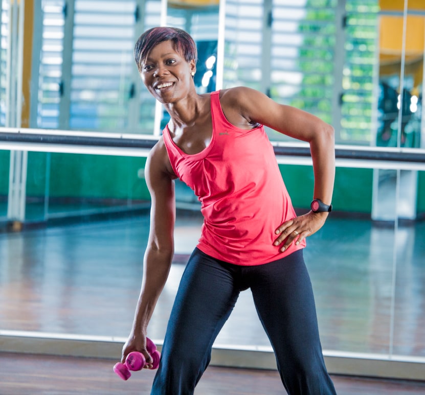 Entraînement fitness chez Equinox